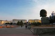 На центральной площади Улан-Удэ